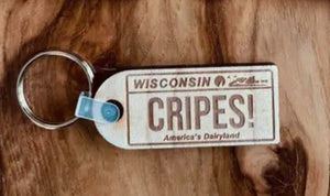 Wisconsin License Plate Keychains