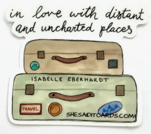 She Said It - Eberhardt Suitcase Sticker