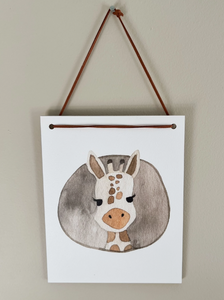 Giraffe Hanging Wall Art