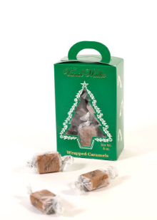 Vande Walle's Wrapped Caramels -8 oz, tree