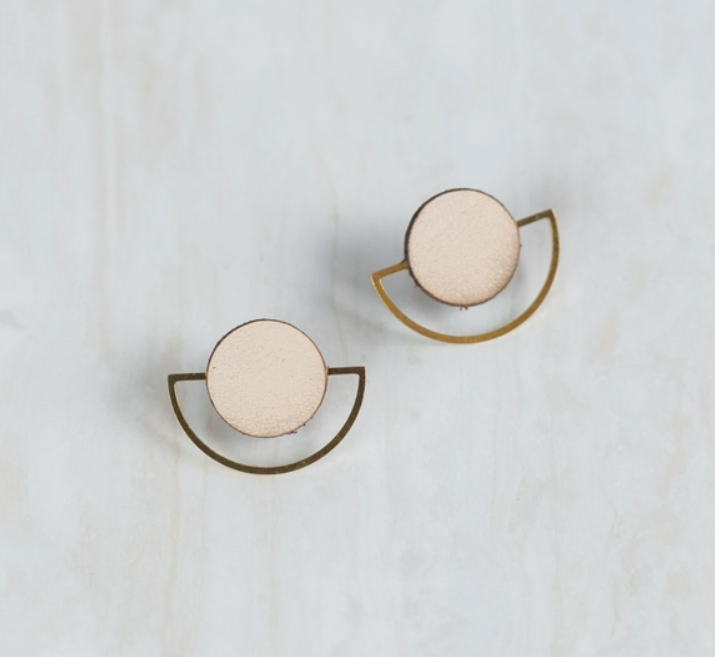 Maebel Jewelry - Half Moon Studs