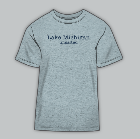 Unsalted No Sharks - Lake Michigan Short Sleeve in Bay