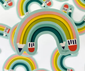 Rainbow Pencil Sticker