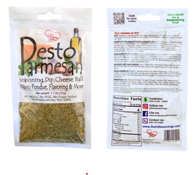 Pesto Parmesan Seasoning Mix