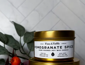 Fern & Nettle - Pomegranate Spice 4 oz Candle