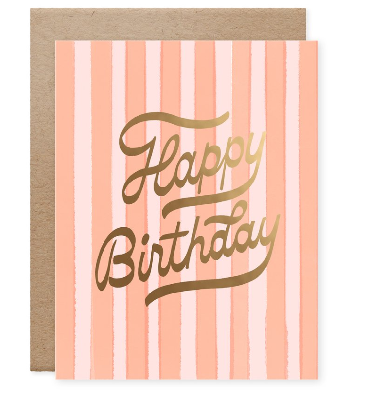 Naomi Paper Co. - Retro Happy Birthday Card
