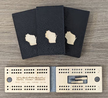 Load image into Gallery viewer, Makery Maven Co. - WI Travel Cribbage Boards
