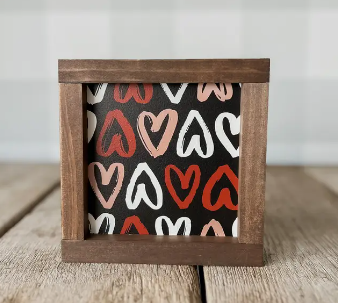 Valentine's Mini Wood Signs