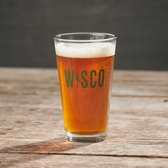 Wisco Pint Glass