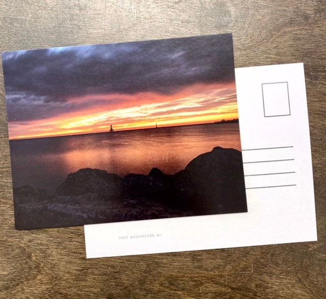 Eric Curtin Photography - PW Lighthouse + Sunset Postcard