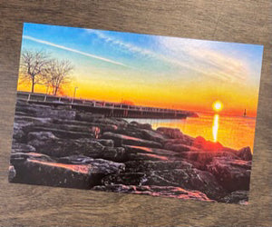 Eternal Echoes - "Sunrise On The Rocks" Postcard
