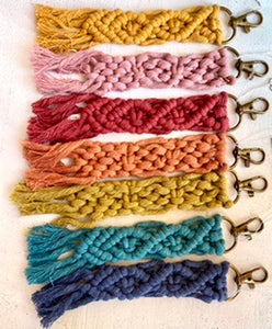 T for Textile - Macrame Keychains