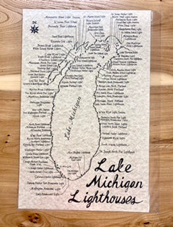 MediaevalMapmaker - Lake Michigan Lighthouses Map