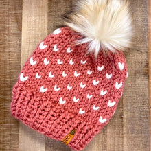 Load image into Gallery viewer, Covered Bridge Crafts - (Youth) Little Hearts Hat
