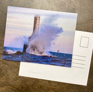 Eric Curtin Photography - PW Lighthouse Crashing Wave Postcard