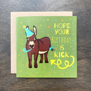 GreetingsFromWisco - Kick Ass Birthday Card