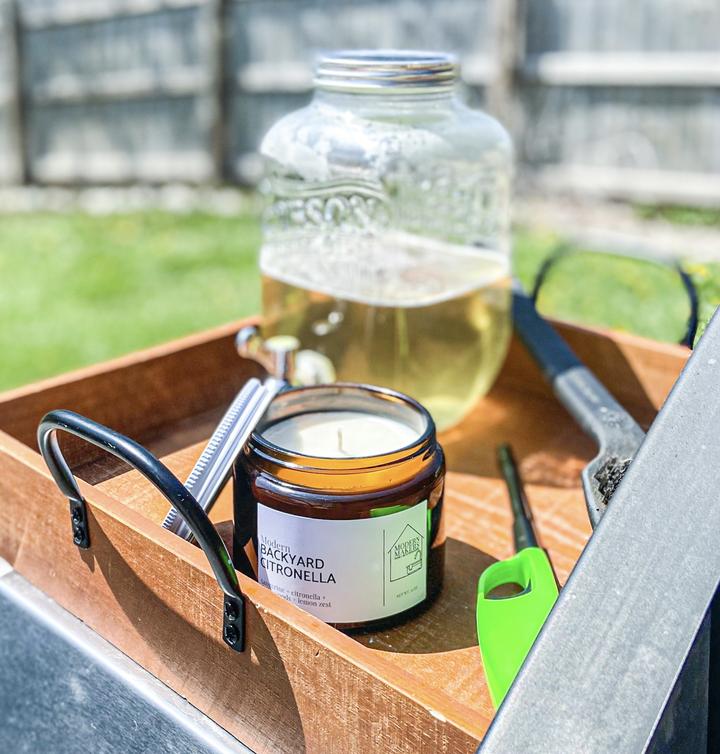 Modern Makers - Backyard Citronella Candle