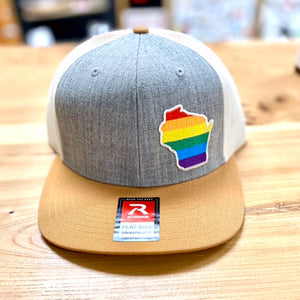Flags Over Wisconsin - Pride Flag Hat