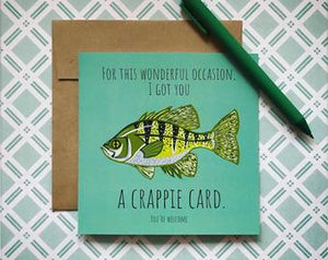 GreetingsFromWisco - Crappie Card