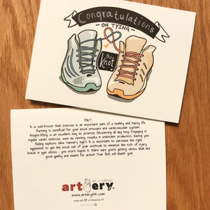 Artery Ink - Gym Shoes Wedding Card