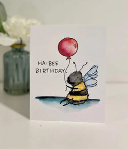 Ink + Splash - Ha-Bee Birthday Card
