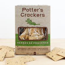 Load image into Gallery viewer, Potters Crackers - 5 oz Box of Artisan Crackers
