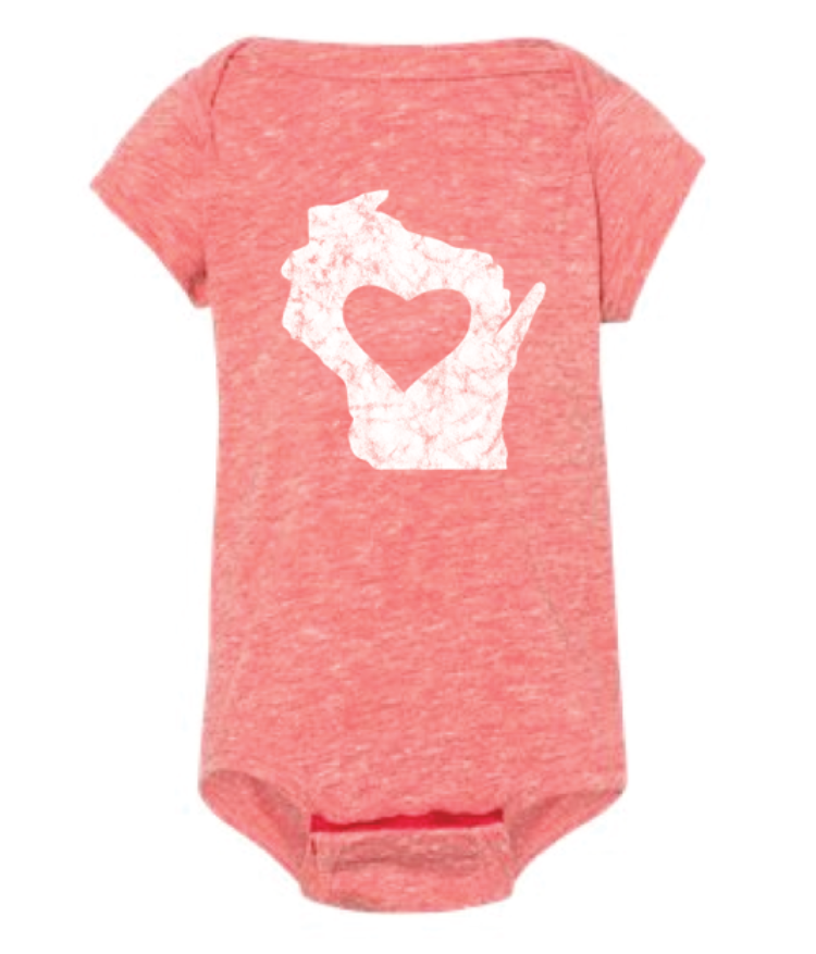 Flags Over Wisconsin - HomeLove Onesie