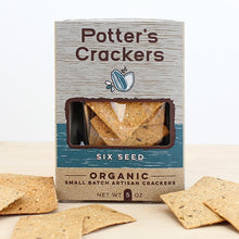 Load image into Gallery viewer, Potters Crackers - 5 oz Box of Artisan Crackers
