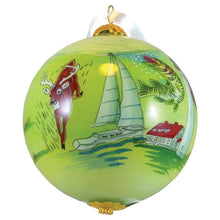 Load image into Gallery viewer, James Steeno Gallery - 2020 State of WI Hand Painted Ornament
