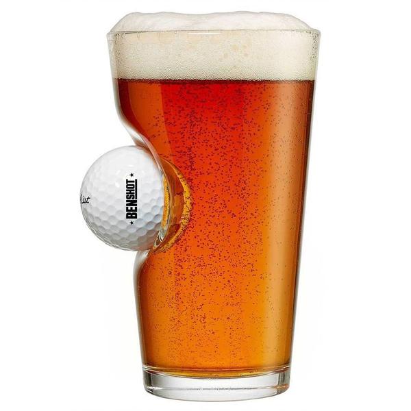 BenShot Golf Ball Pint Glass - 16 oz.