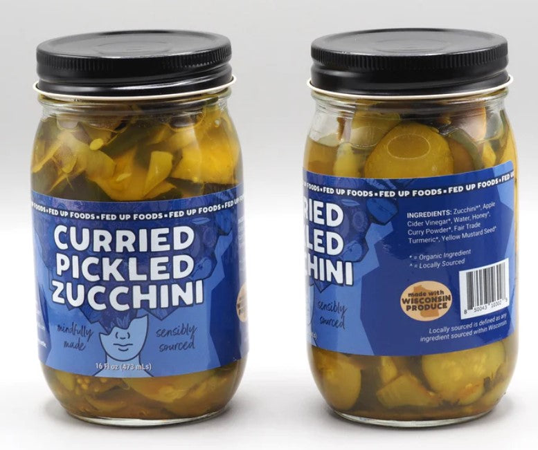 Fed Up Foods - Curried Pickled Zucchini