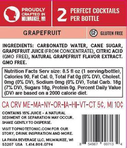 Top Note - Sparkling Grapefruit Soda