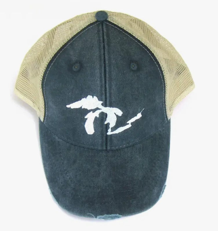 Great Lakes Distressed Hat