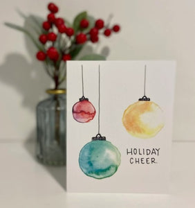 Ink + Splash - Holiday Cheer Card