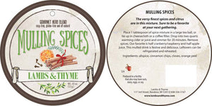 Lambs & Thyme - Mulling Spices