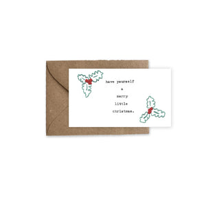 Tiny and Snail - Holiday Tiny Cards