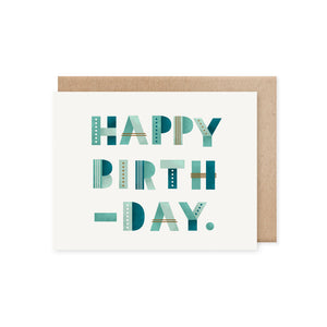 Naomi Paper Co. -  Happy Birthday Card