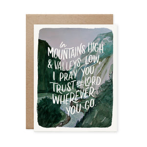 Naomi Paper Co. -  Mountains High Valley Low Card
