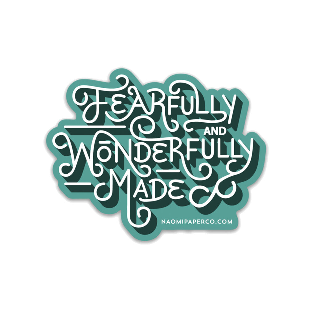 Naomi Paper Co. - Fearfully & Wonderfully Made Stickers