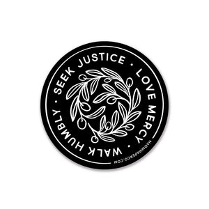 Naomi Paper Co. - Seek Justice Stickers