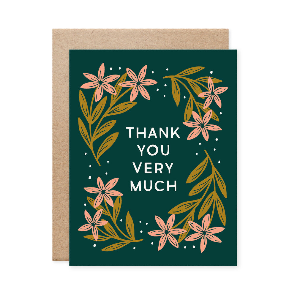 Naomi Paper Co. -  Thank You Very Much Card