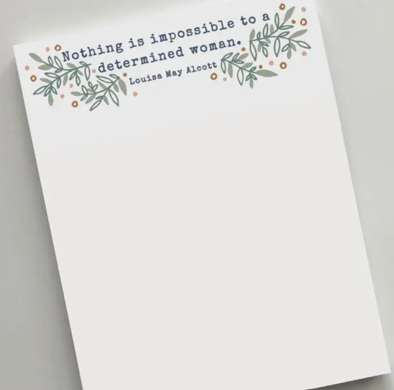 She Said It - Nothing Is Impossible Notepad