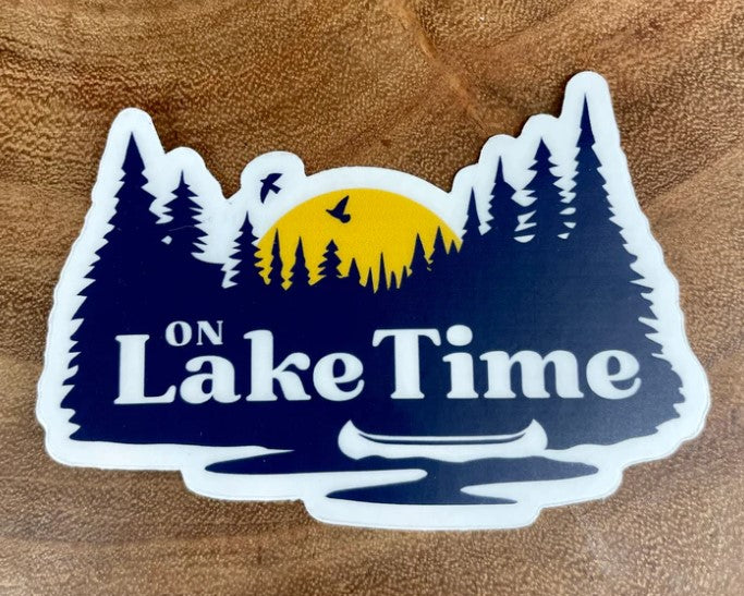 Cedarburg Threads - On Lake Time Sticker
