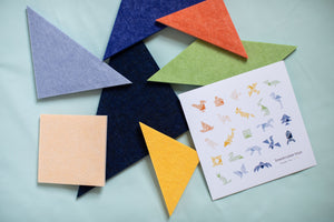 lowercase toys - tangram block set